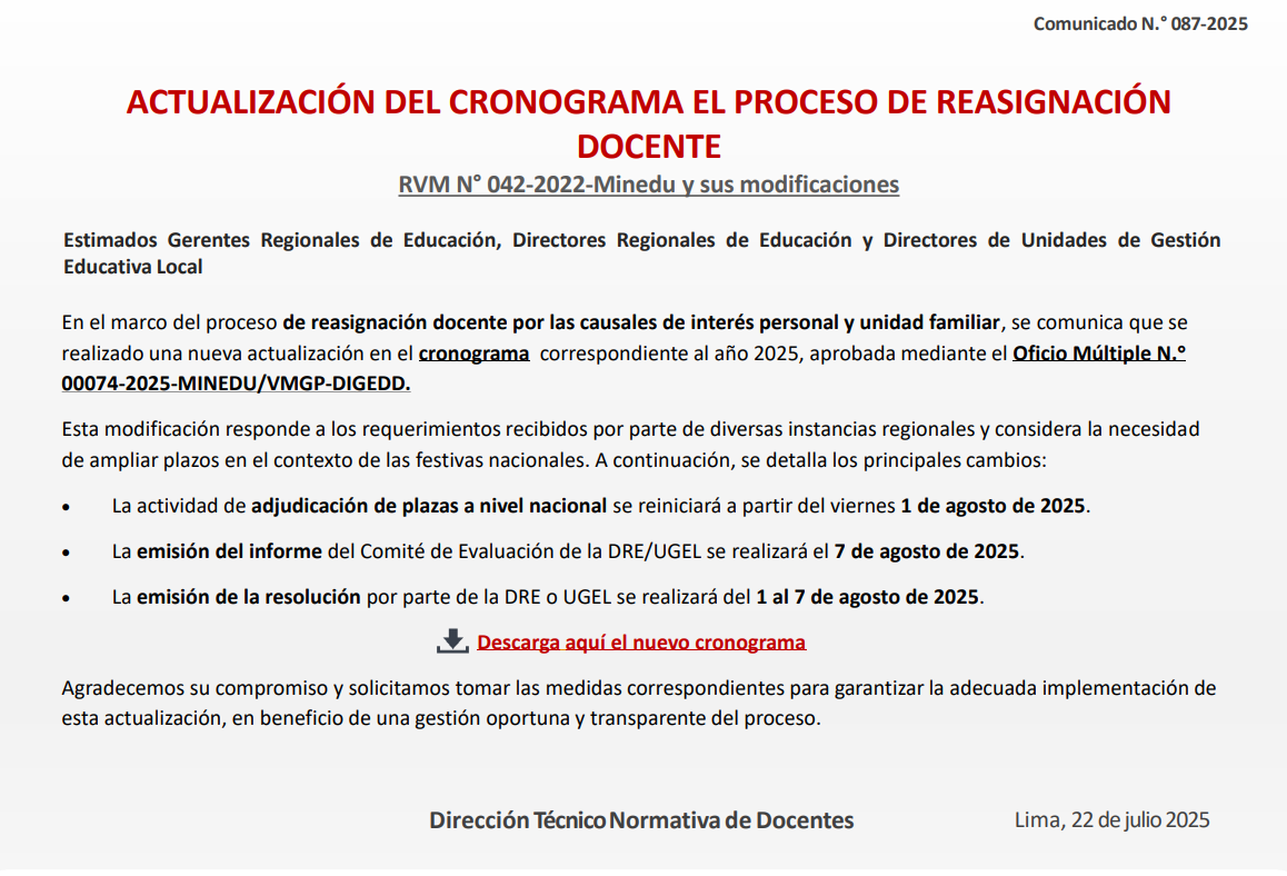 Imagen Comunicado